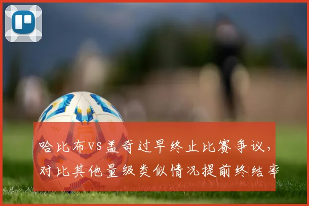 哈比布vs盖奇过早终止比赛争议，对比其他量级类似情况提前终结率仅5%